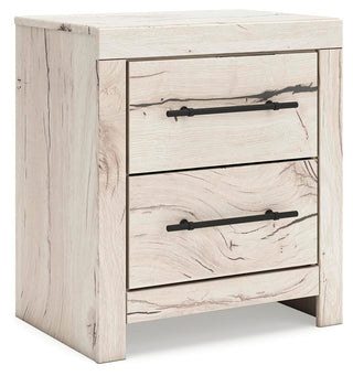Lawroy Twin Panel Bed with Storage and Nightstand