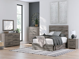 Graystorm Queen Panel Storage Bed