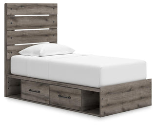 Graystorm Queen Panel Storage Bed