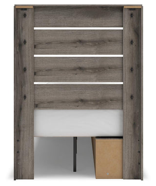 Graystorm Queen Panel Storage Bed