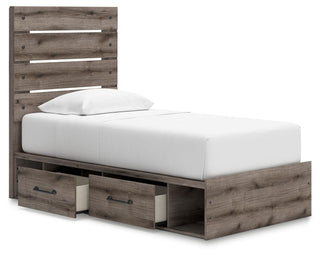 Graystorm Queen Panel Bed with Storage