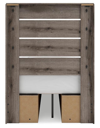 Graystorm Queen Panel Bed with Storage