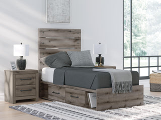 Graystorm Queen Panel Bed with Storage