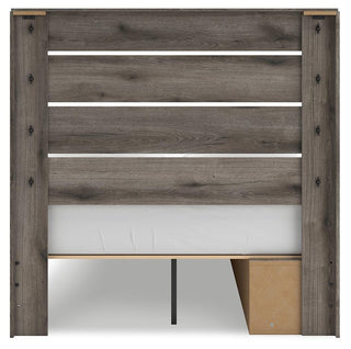 Graystorm Queen Panel Storage Bed