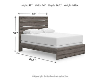 Graystorm Queen Panel Bed