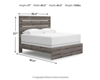 Graystorm Queen Panel Bed