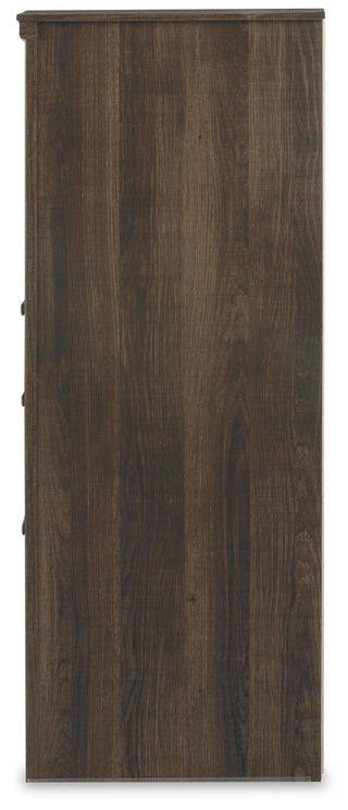 Juararo California King Panel Bed, Dresser, Chest and Nightstand
