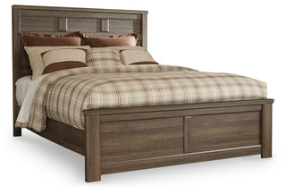 Juararo Queen Panel Bed, Dresser, Mirror and Nightstand