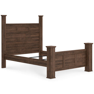 Juararo Queen Poster Bed, Dresser and Mirror