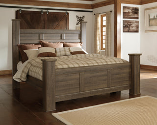 Juararo King Poster Bed, Dresser and 2 Nightstands