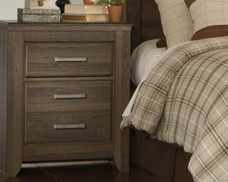 Juararo King Poster Bed, Chest and Nightstand
