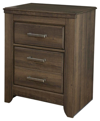 Juararo Queen Poster Bed with Mirrored Dresser and 2 Nightstands