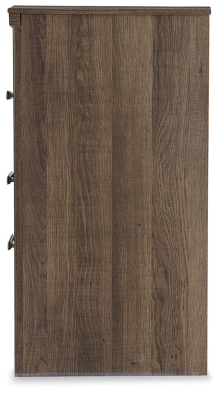 Juararo California King Panel Bed, Dresser, Chest and Nightstand