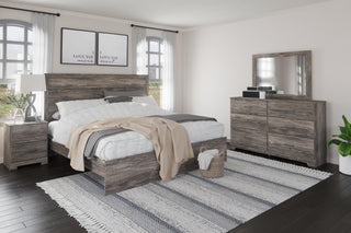 Ralinksi King Panel Bed, Dresser, Mirror, and Nightstand