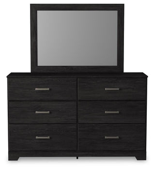 Belachime King Panel Bed, Dresser, Mirror, Chest and Nightstand
