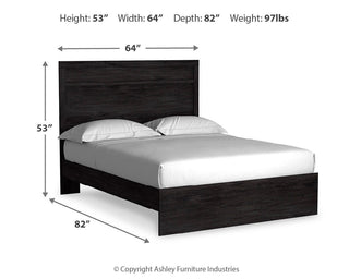Belachime Queen Panel Bed