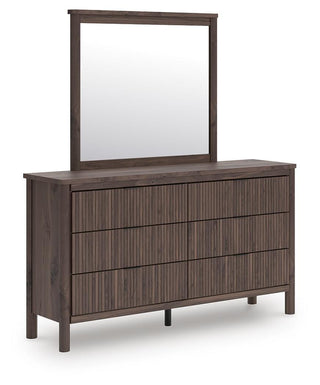 Pamytta Queen Panel Bed, Dresser and Mirror