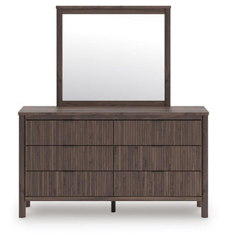 Pamytta Queen Panel Bed, Dresser, Mirror and Nightstand