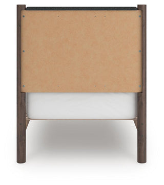 Pamytta Queen Upholstered Panel Platform Bed