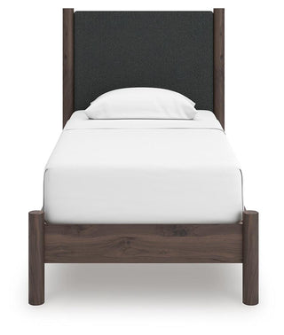 Pamytta Queen Upholstered Panel Platform Bed