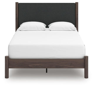 Pamytta Queen Upholstered Panel Platform Bed