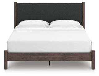 Pamytta Queen Upholstered Panel Platform Bed