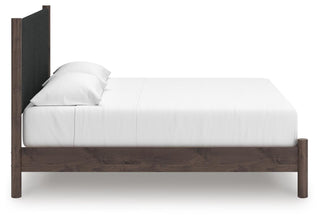 Pamytta Queen Upholstered Panel Platform Bed