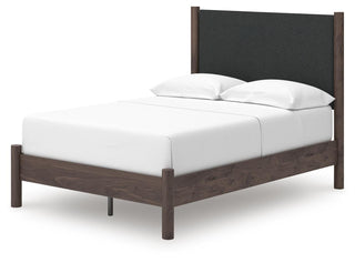 Pamytta Queen Upholstered Panel Platform Bed