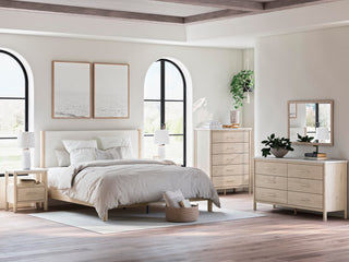 Cadmori Upholstered Panel Bed - King
