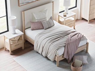 Cadmori Queen Upholstered Panel Bed
