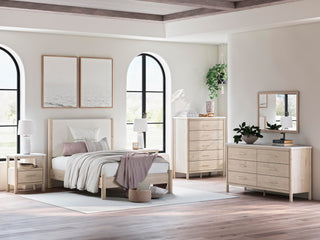 Cadmori Queen Upholstered Panel Bed