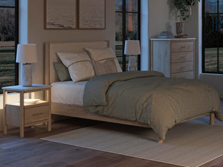 Cadmori Upholstered Panel Bed - Queen