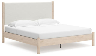 Cadmori Queen Upholstered Panel Bed