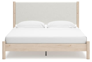 Cadmori Queen Upholstered Panel Bed