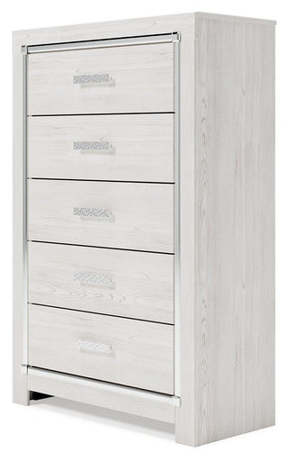 Altyra Full Panel Bed, Dresser, Chest and 2 Nightstands
