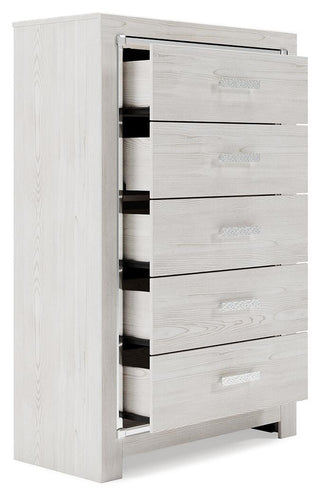 Altyra Queen Bookcase Storage Bed, Chest and 2 Nightstands