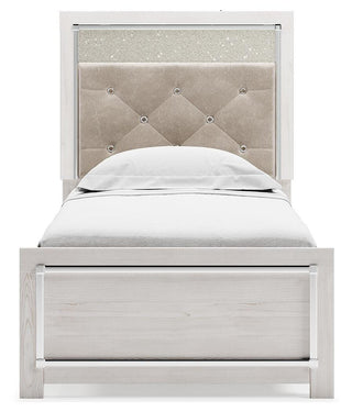 Altyra Twin Panel Bed, Dresser and Mirror