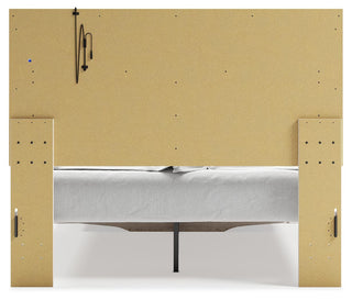 Altyra Queen Upholstered Panel Storage Bed, Dresser and Mirror