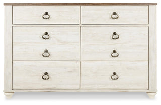 Willowton Queen Sleigh Bed and Dresser