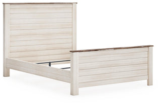 Willowton Queen Panel Bed, Dresser, Mirror, Chest and 2 Nightstands
