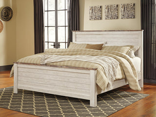 Willowton Panel Bed - King