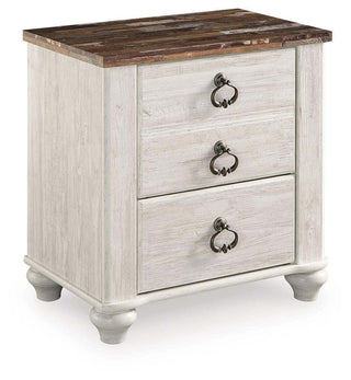 Willowton Two Drawer Night Stand