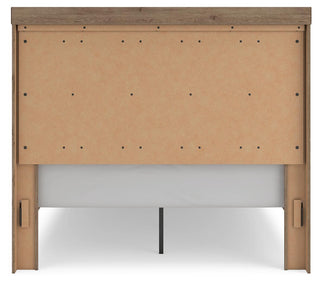Oliandon Queen Panel Storage Bed, Dresser and Mirror