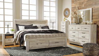 Bellaby Platform Bed with 2 Storage Drawers - King