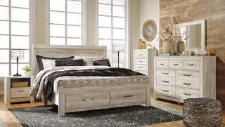 Bellaby Platform Bed with 2 Storage Drawers - King