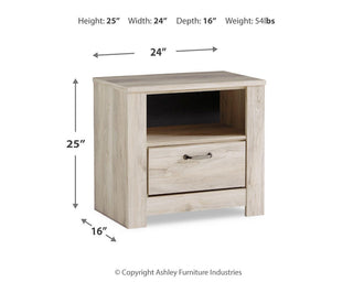 Bellaby King Panel Storage Bed, Dresser, Mirror and 2 Nightstands
