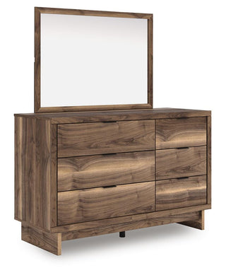 Chirason Full Panel Platform Bed, Dresser and Mirror