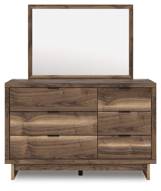 Chirason Full Panel Platform Bed, Dresser and Mirror
