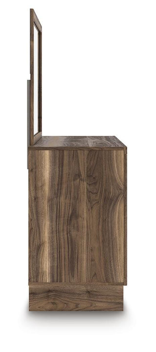 Chirason Full Panel Storage Bed, Dresser and Mirror