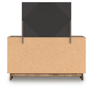 Chirason Queen Panel Bed, Dresser and Mirror